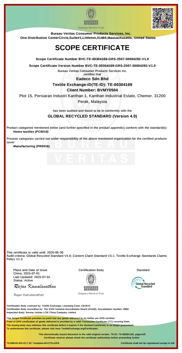 Global Recycled Standard (GRS)